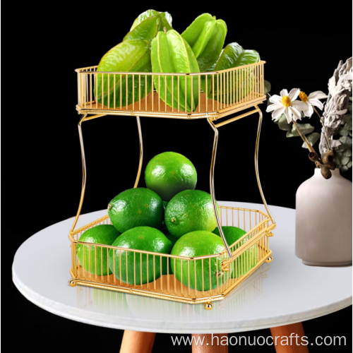 Double checked fruit basket